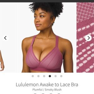 Lululemon Awake to Lace Bra - 34DD
